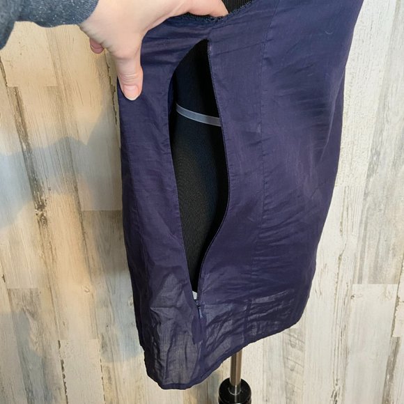 CLEARANCE Tory Burch Women's Size 10 Sheer Sleeveless Tunic Blouse Ruffle Detail - Picture 6 of 10